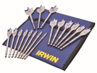 Irwin 17 Piece Flat Wood Bit Set (5054905255213) XMS25FLATBIT