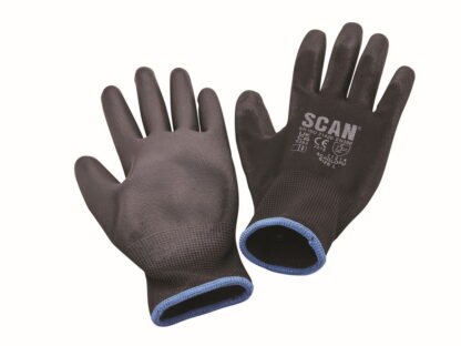 Scan Dipped PU Gloves (5023969005027) XMS25GLDIP5