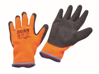 Scan Dipped Thermal Latex Gloves (5023969005034) XMS25GLTH3