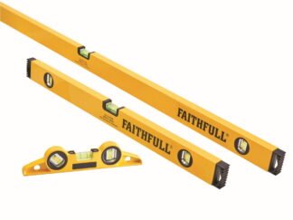 Faithfull 3 Piece Level Set (240mm, 600mm 1200mm) XMS25LEVEL3