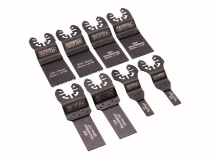 Faithfull 8 Piece Mixed Multi-Tool Blade Set XMS25MULTI8