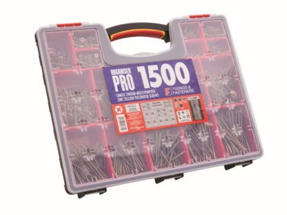 Forgefix 1500 Piece Multi-Purpose Screw Organiser (5028485203810) XMS25SCREWS
