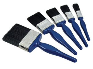 Faithfull Utility Paint Brush Set of 5 19 25 38 50 & 75mm (5023969253718) FAIPBUSET5