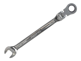 Faithfull Ratchet Combination Spanner Flex Head CV 11mm (5023969299433) FAISPARAT11