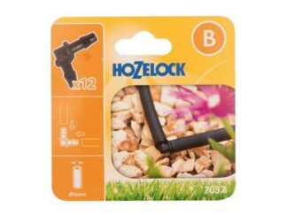 Hozelock 7037 Elbow Connector 4mm (12 Pack) (5010646060622) HOZ70370012
