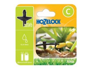 Hozelock 7040 Pinch Drip Dripper (Pack 24) (5010646060967) HOZ70400024