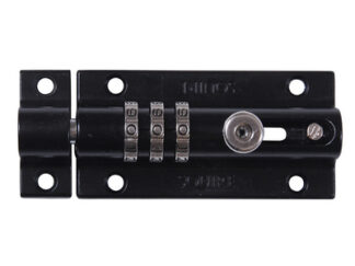 Squire CombiBolt 3 Re-Codable Locking Bolt Black 92mm (5012245031034) HSQCOMBI3