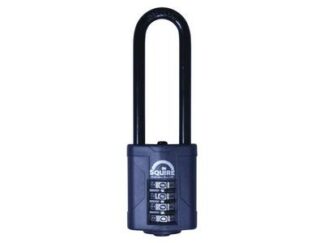 Squire CP40/2.5 Combination Padlock 4-Wheel 40mm Extra Long Shackle 63mm (5012245024616) HSQCP4025