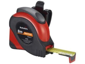 Hultafors BT8M Big T Pocket Tape 8m (Width 25mm) (Metric only) (7317843562019) HUL356223