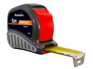 Hultafors TV5M Tri-Lok Pocket Tape 5m (Width 25mm) (Metric only) (7317843584318) HUL358433