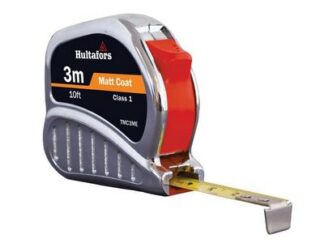 Hultafors TM3ME Chrome Tri-Matic Pocket Tape 3m/10ft (Width 13mm) (7317843680119) HUL368013