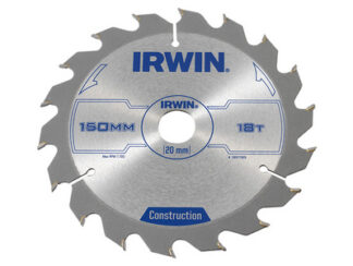 Irwin Construction Circular Saw Blade 150 x 20mm x 18T ATB (5706918970897) IRW1897089
