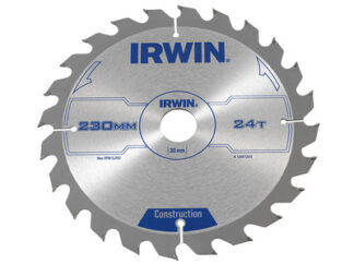 Irwin Construction Circular Saw Blade 230 x 30mm x 24T ATB (5706918972051) IRW1897205