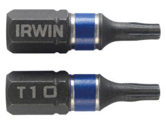 Irwin Impact Screwdriver Bits TORX TX10 25mm (Pack 2) (5706919233267) IRW1923326