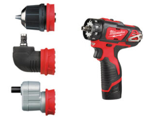 Milwaukee Power Tools M12 BDDX KIT-202C Removable Chuck Drill Driver 12V 2 x 2.0Ah Li-ion (4002390066259) MILM12BDDXK