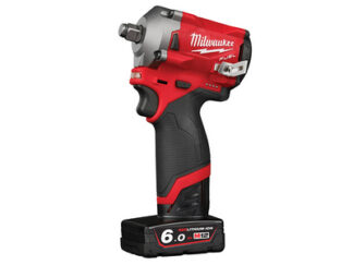 Milwaukee Power Tools M12 FIWF12-622X FUEL™ Impact Wrench Kit 12V 1 x 2.0Ah & 1 x 6.0Ah Li-ion (4058546225629) MILM12FIW12X