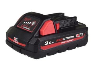 Milwaukee Power Tools M18 HB3 HIGH OUTPUT™ Slide Battery Pack 18V 3.0Ah Li-ion (4058546286972) MILM18B3HO