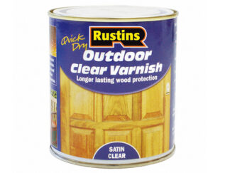 Rustins Exterior Varnish Satin 250ml (5015332711017) RUSEVS250